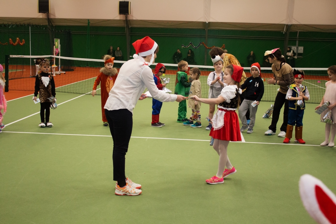 Новогодний праздник в Сибирском теннисном центре